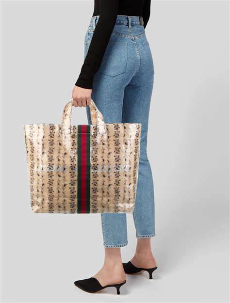 gucci commes de garcon tote